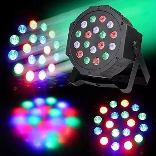 Luz Led Slim Par 64 Rgb