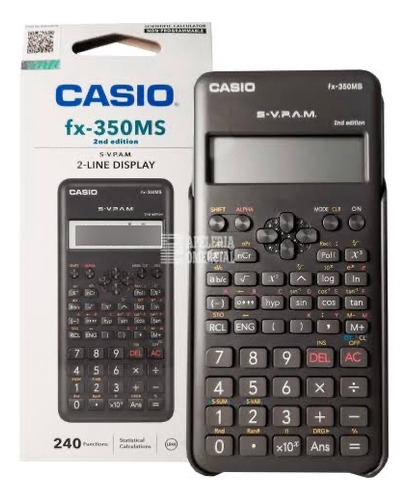 Calculadora Científica Casio F-x82ms 240 Funciones Gris Oscuro (Usado)