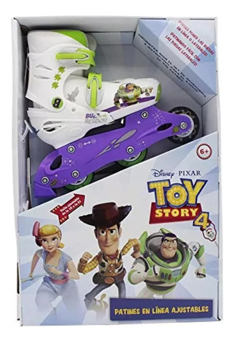 Patines En Línea Ajustables Toy Story Buzz Ligthyear 18 A 21