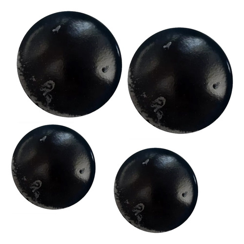 Kit 2 Tapas Jumbo Y 2 Chicas Estufa Compatible Mabe Eclipse