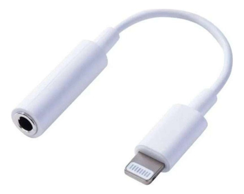 Cabo Adaptador Lightning Ios Para Fone De Ouvido P2 Fêmea Cor Amarelo