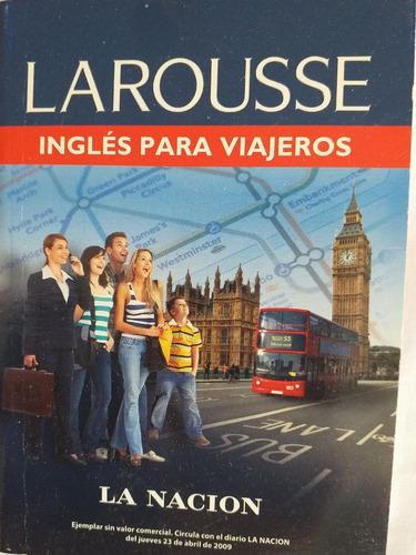 Diccionario Larousse Inglés Para Niños O Viajeros Impecable 