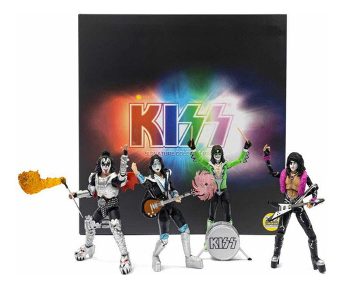 Bst Axn Best Action Figures Kiss Vegas Outfits 4-pack (sdcc) (Usado)