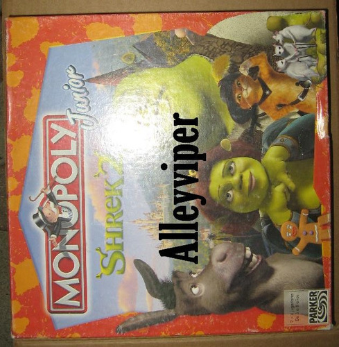 Monopoly Monopolio Infantil Junior Shrek