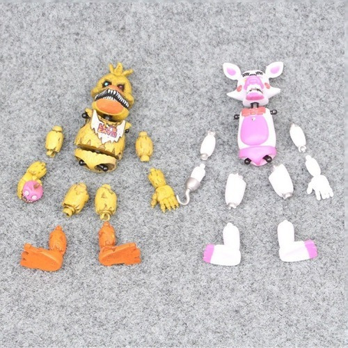Juego De 6 Muñecas Five Nights At Freddy's Articulated + Bol
