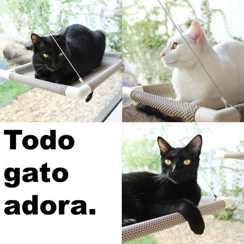 Imagem 2 de 7 de Cama Rede Para Gato Catbed Shell Gatton P Nova Estampa