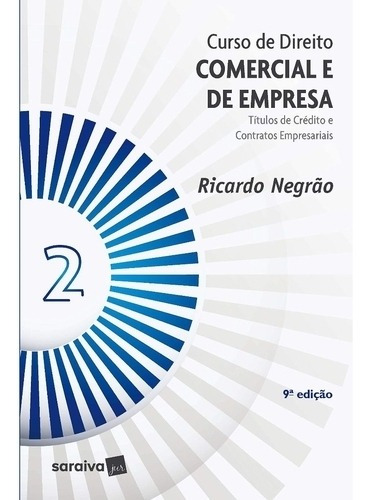 Curso De Direito Comercial E De Empresa - V. 2 - 9ª Ed. 2020