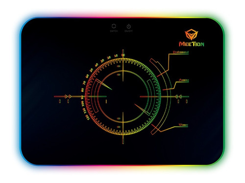 Mousepad Gamer Backlit Rgb Mt-p010  - Meetion