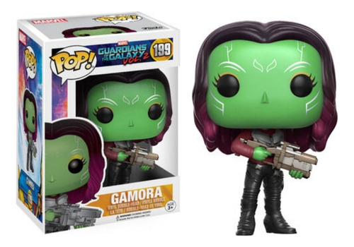 Funko Pop Gamora #199 Guardianes De La Galaxia C/ Protector