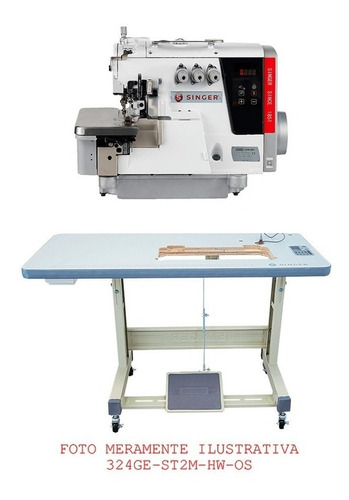 Máquina De Costura Overlock Singer Direct Drive 3 Fios 110v