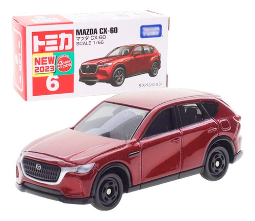 Tomica Mazda Cx-60 1:66 N°6 - Takara Tomy Color Rojo