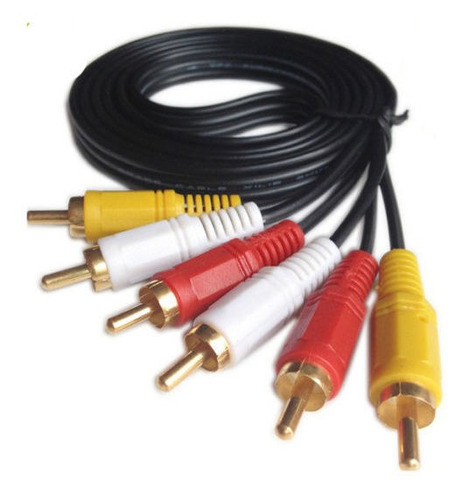 Cable Rca - Audio Y Video - 5 Metros / Mundo Virtual