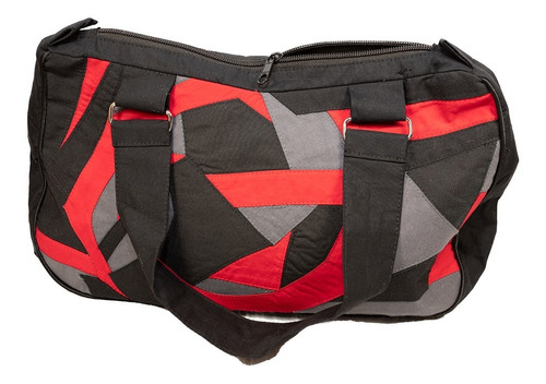 Imagen 4 de 10 de Bolso Rectangular De Mano De Retazos De Algodón Hecho A Mano
