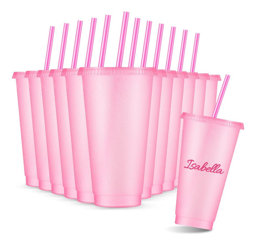 Amyhill 12 Pcs Tazas De Brillo Reutilizables Con Tapas Y De