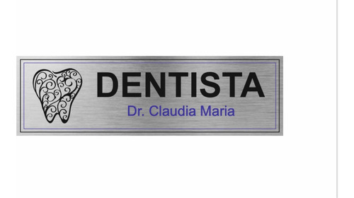Placa Advogado, Médico, Nutricionista, Escritório