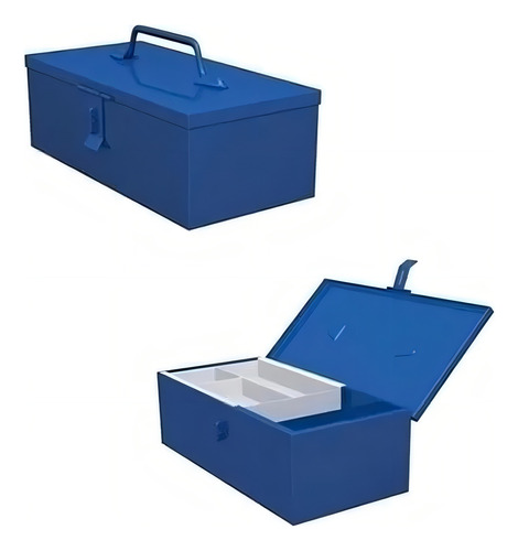 Caja de herramientas 01 baúl con bandeja 36x16x12cm Fercar