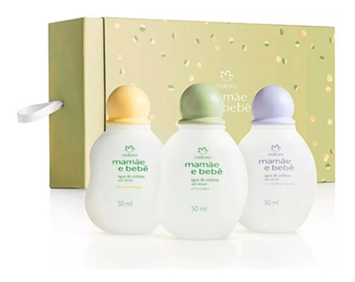 Kit Natura Colônia Mamãe E Bebê  Com 3 De 50ml Cada