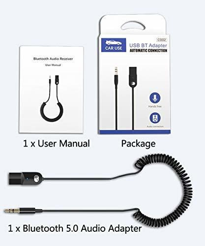 Bluetooth 5.0 Adapter Receiver Hands Car Kits Wireless