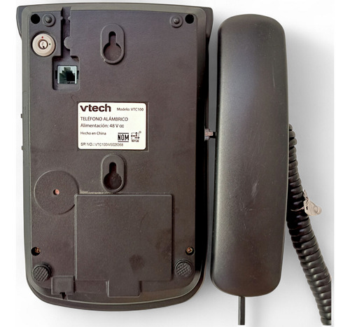 Telefono Alambrico Vtech Vtc100 Montable En Mesa O Pared (Usado)