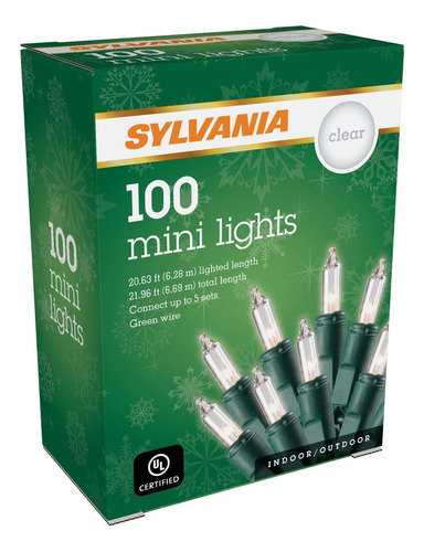 Sylvania 100 Mini Luces Transparentes
