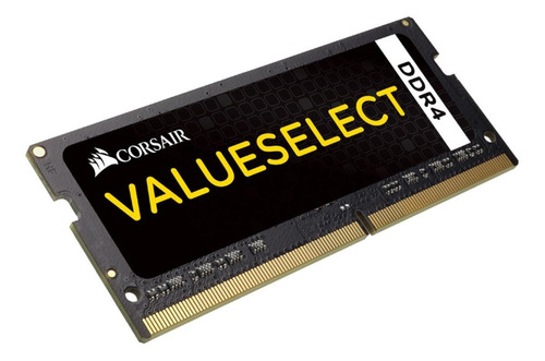 Memória RAM Value Select color preto  16GB 1 Corsair CMSO16GX4M1A2133C15
