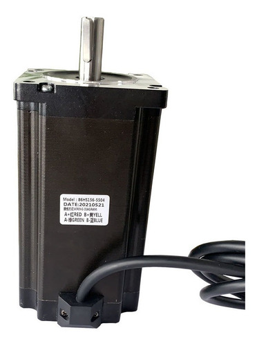Imagem 4 de 8 de Motor De Passo Nema 34 120kgf.cm 5,5a - Bipolar 4 Fios