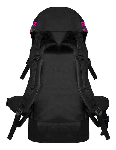 Imagen 3 de 6 de Mochila Camping Trekking Mochilero Edge 70 Litros Impermeable Varilla