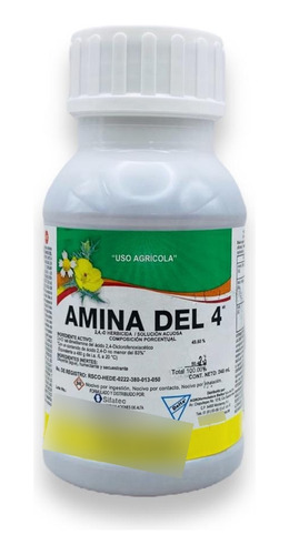Amina Del 4 Herbicida 250ml  Acaba Solo Con La Maleza