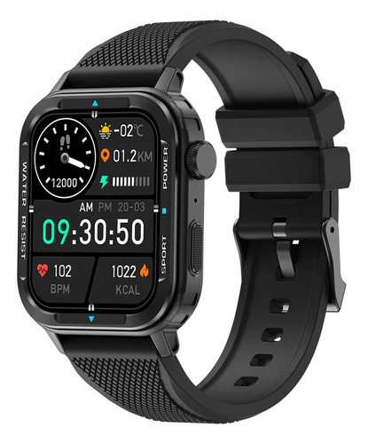 Smartwatch Colmi M41 Bt 5.2 Android Ios Tela 1.9 Pol. Preto