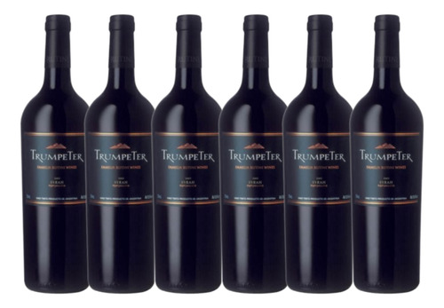 Vino Trumpeter Syrah 750 Cc X 6 Unidades