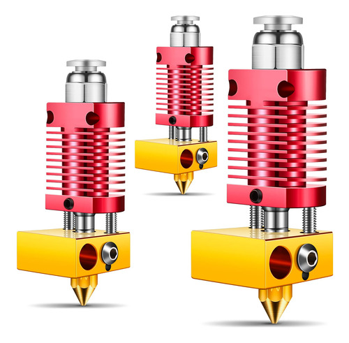 Metal Hotend 3 Boquilla Impresora 3d Extrusora Montada 2