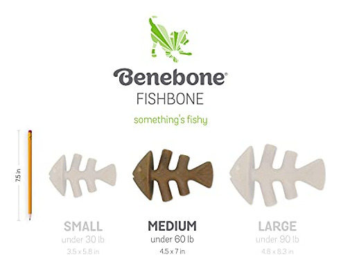 Juguete Masticable Duradero Con Forma De Espina De Pescado P