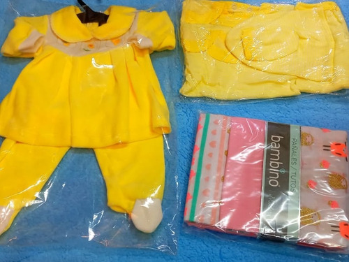 1 Vestido De Plush Y Un Ajuar Y Un Pak Bambino