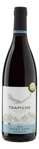 Vinho Pinot noir Trapiche Vineyards adega Vinícola Trapiche 750 ml em um estojo de sem estojo