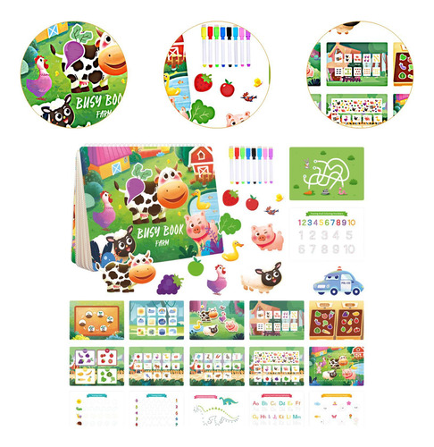 Libro De Calcomanías Para Niños Libros De Tema De