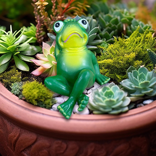 L Estatua De Rana, Estatua De Jardín, Adorno Estilo C