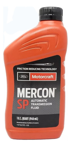 Aceite Transmisión Automática Mercon Sp 946 Ml Motorcraft