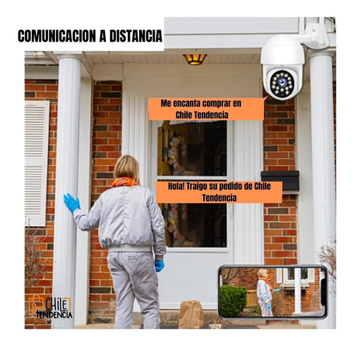 Imagen 4 de 10 de Pack X2 Camara De Seguridad Inalambrica Wifi Full Hd
