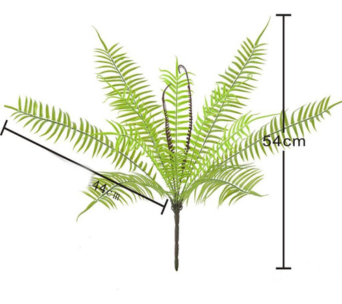 Plantas Artificiales Decoración Floral Hoja Helecho Cycas