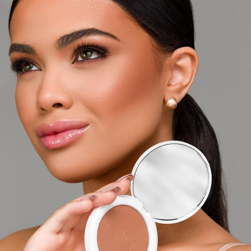 Pó De Contorno Da Fand Makeup Café Multiuso Blush E Bronzer
