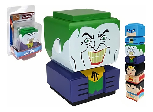 Figura De Madera Apilable Joker Tiki Tiki Totem Dc Comics