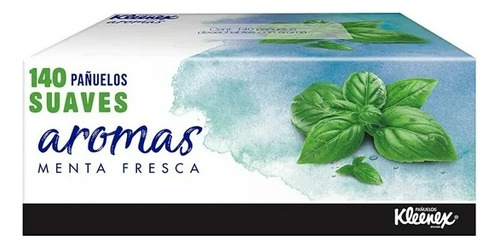 4 Pzas Pañuelos Desechables Kleenex Menta Fresca 1 Paquete C