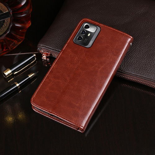 ;= /funda De Piel Con Tapa Para Zte Blade V40 Smart Anti-drop Bu