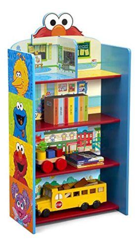 Juguetero Organizador Librero Infantil De Plaza Sésamo Elmo