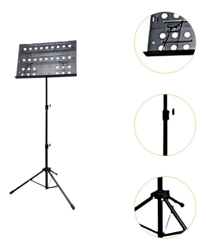 Música Plegable Plegable Profesional Metal Resistente