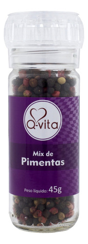 Mix de Pimenta Q-Vita Frasco 45g