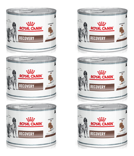 Latas Royal Canin Recovery Para Perros X 195gr Pack X6