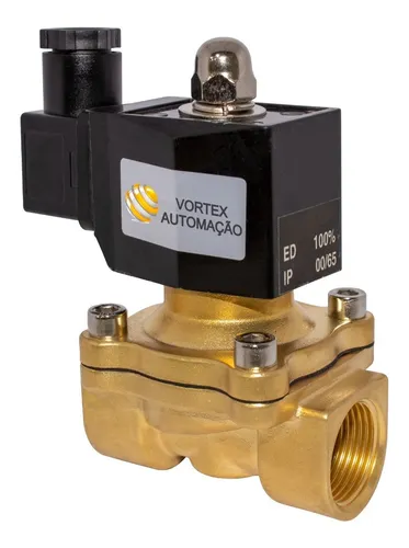 comprar Válvula Solenoide Latão Ø3u002F4 Nbr N-fechada 12v 2u002F2 Vias