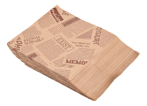 O 100 Bolsas De Pan Para Sándwiches, 12 X 12 Cm, Galletas,