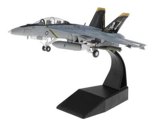 Jet Supersónico Combate A Escala, Mxfah-001, 1:100, 18x14x9c Color Gris